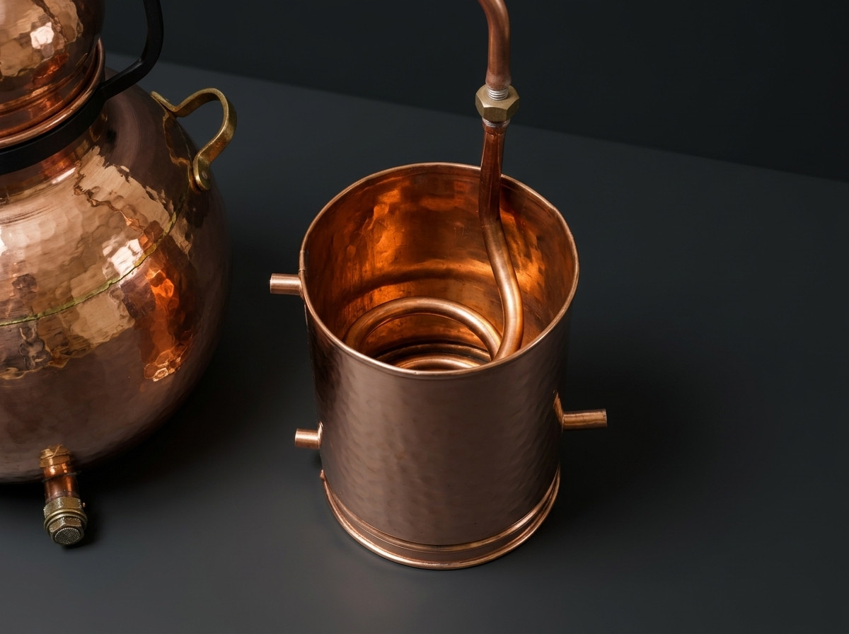 Alambic Destille Alembic Copper Bain Marie